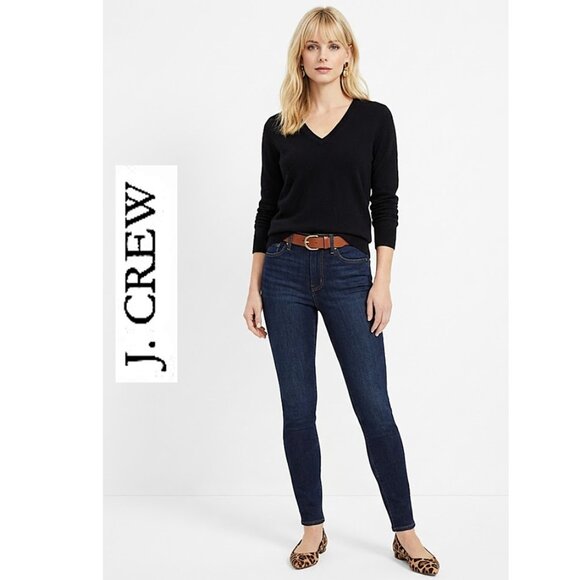 J.Crew Factory - Dark wash stretch slim jeans - Picture 1 of 11